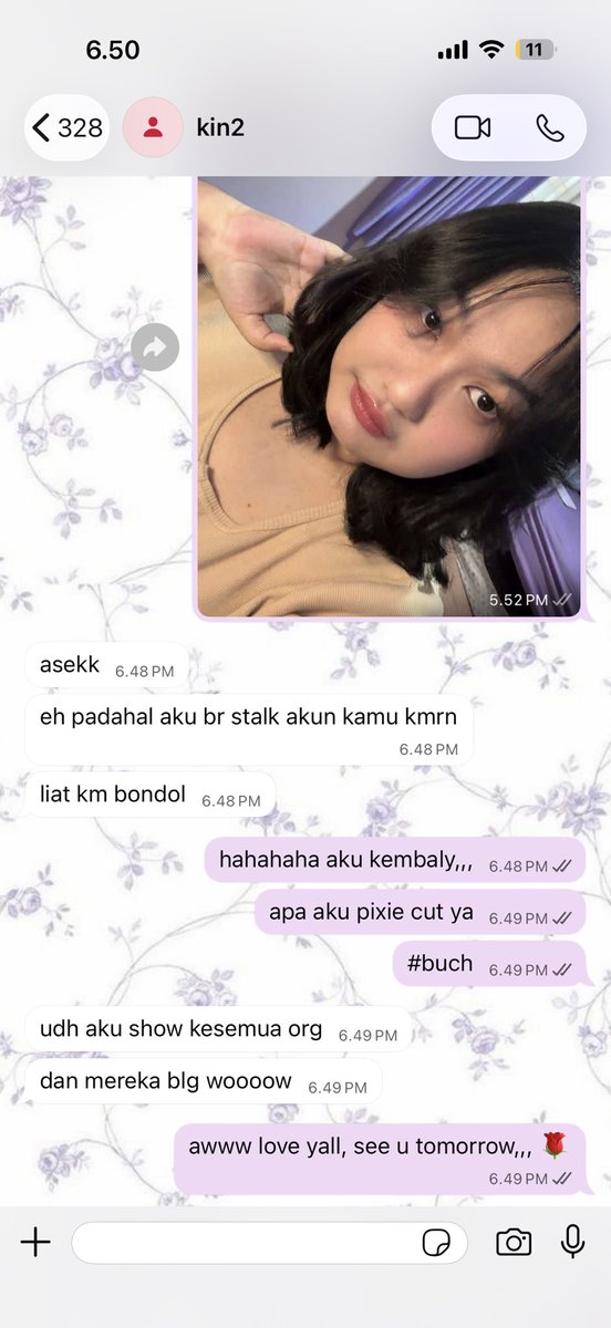 ednaa's tweet photo. coping mechanism selalu potong rambut kalau abis putus. terakhir bondol 2022 🫩 https://t.co/YrzGbfxTj6
