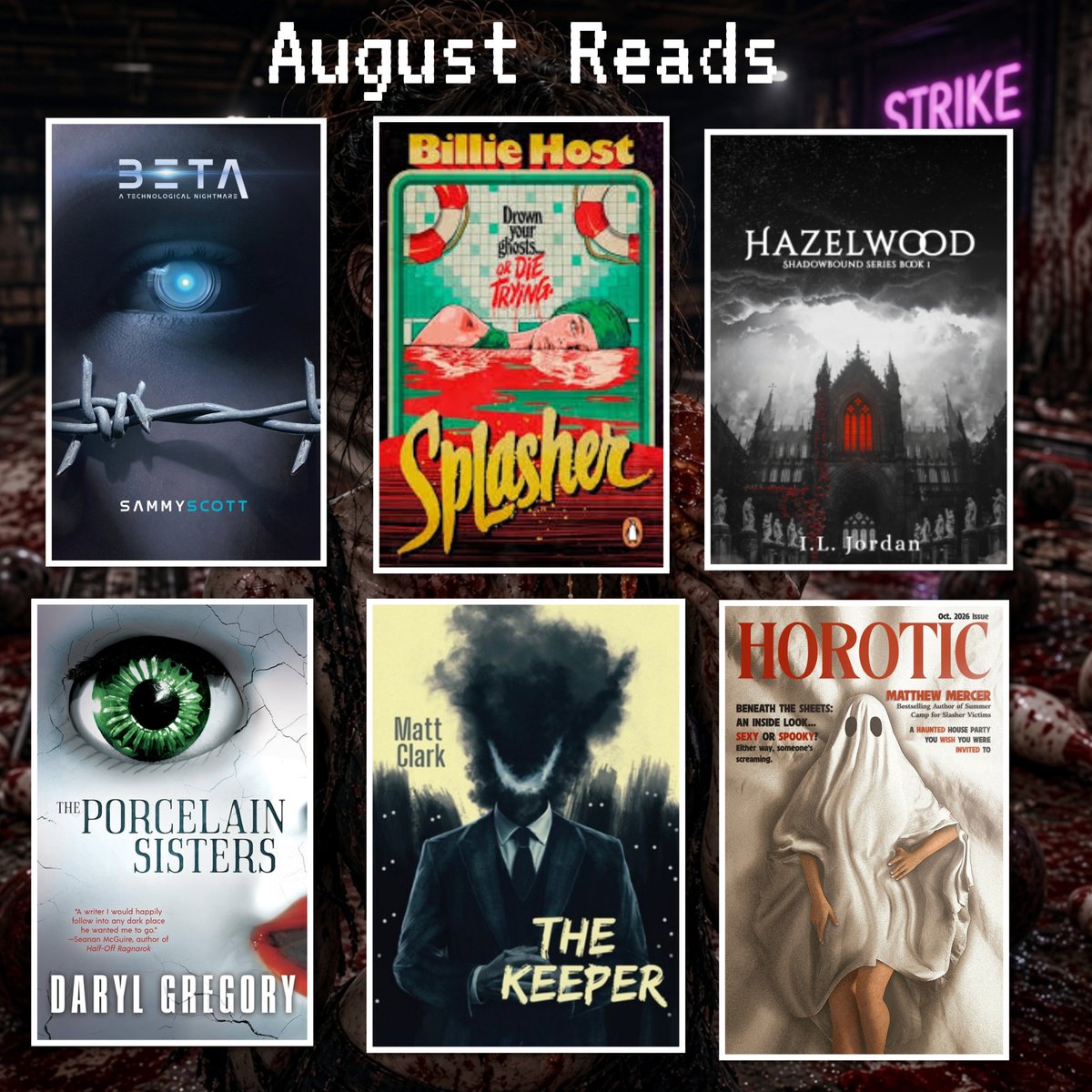 SmokeyRose15's tweet photo. My August Reads
12 books including 9 Arcs
Audiobooks 4 including 3 ARCs
DNF: 3 books 2 Audiobooks
#AugustReads #ReadingWrapUp #HorrorBook #BookTwitter #BookWorm https://t.co/UGSXueGtDu