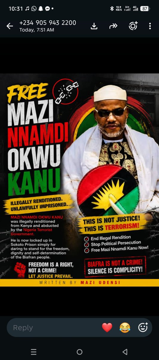 AhamChijioke88's tweet photo. #FreedomforNnamdikanu
FreedomforNnamdikanu
FreedomforNnamdikanu
FreedomforNnamdikanu
FreedomforNnamdikanu
@BillyGraham https://t.co/8X8e9RTgzU
