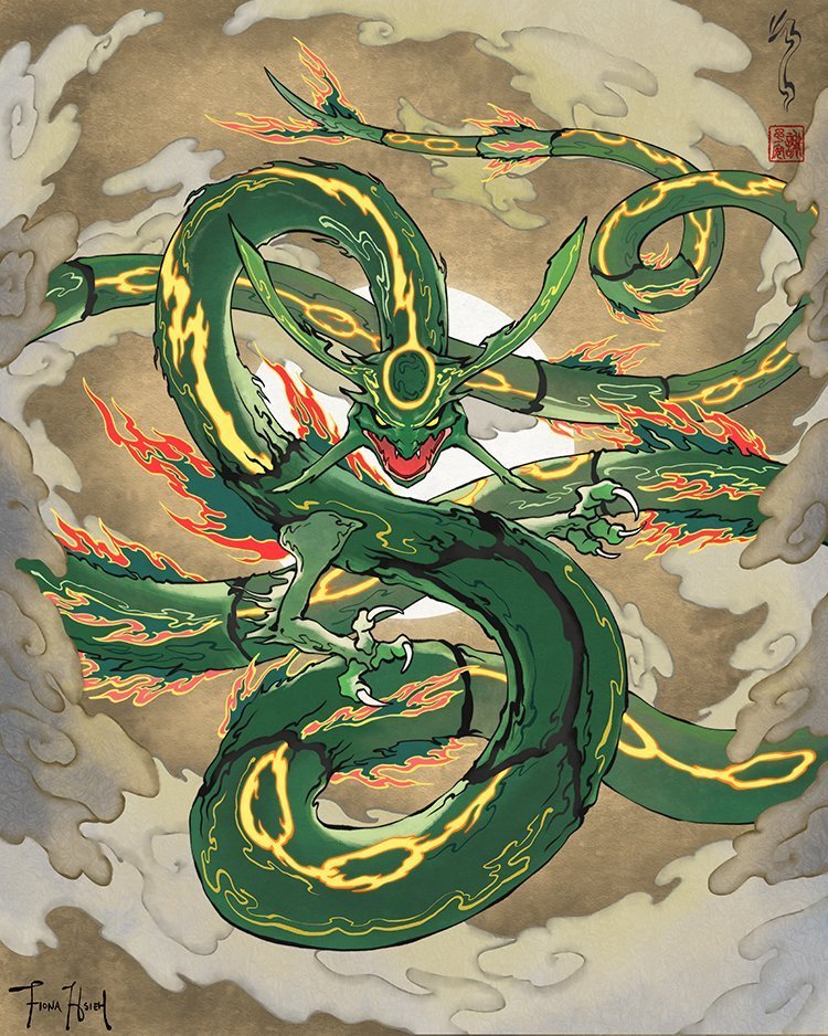 VideoArtGame's tweet photo. Fan art | Pokémon - Rayquaza

Artist: @Lunaurum https://t.co/eqdogfznyQ