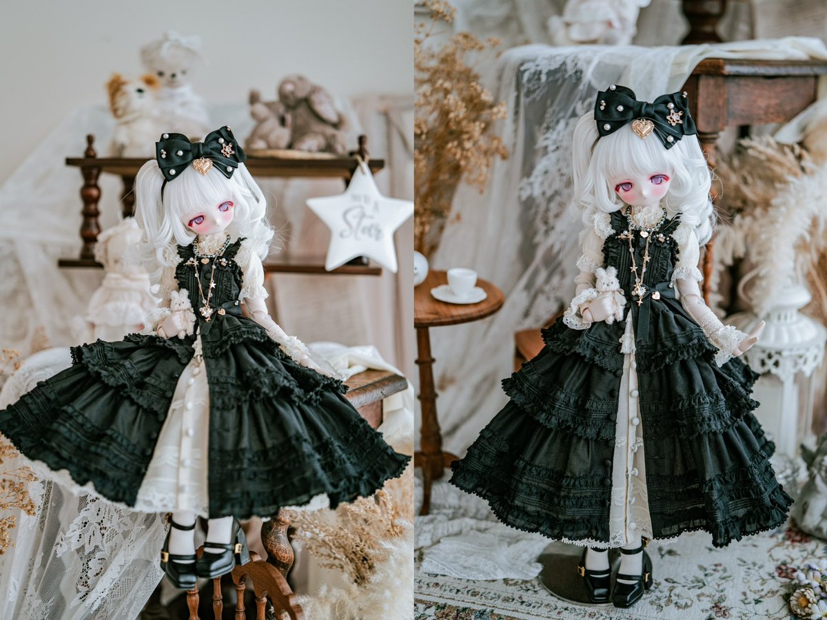 aiyu931028's tweet photo. 黒の配色🖤

可愛い中少しゴシックな感じ🖤

この感じが好きな方はぜひ⬇️をチェック✨

🛒日本国内booth: https://t.co/LDOFzN6hGj 
🛒oversea shop：https://t.co/s1AAWRfdPN https://t.co/fPX0B32JEM