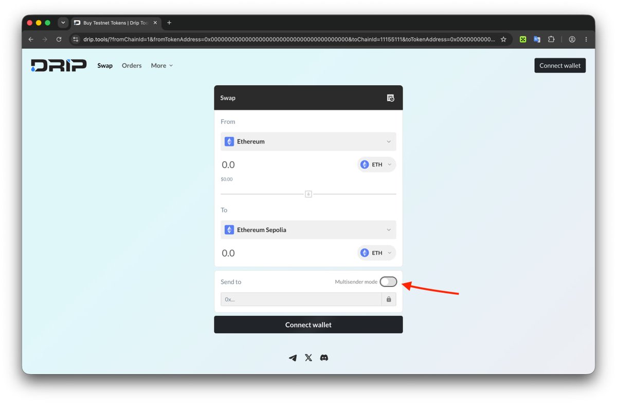 driptools's tweet photo. A major update to Drip Tools is now live:

- Multisender is now available to everyone. The service features flexible management settings. From now on, you won't need to pay separately for each of your wallet addresses. Simply paste or upload a list of all your addresses and execute a single swap. 

- The new V2 also adds a variety of new testnets: SOL (testnet/devnet), TON (gram), and BTC testnet/signet.

- The transaction history has been redesigned for overall ease of use.

Try the new features for yourself https://t.co/pYLkVz6lcN