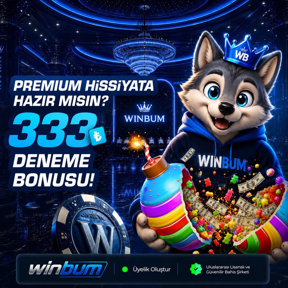 wonxwony's tweet photo. Winbum’a katıl, 333₺ Deneme Bonusu fırsatını keşfet! 💙

🎁 333₺ Deneme Bonusu
🎰 Eğlence dolu oyun seçenekleri
⚡ Hızlı ve kolay erişim
👑 Winbum ayrıcalıkları

👉 Güncel Giriş: https://t.co/QQexK62W7d https://t.co/KAGKDBq5ir