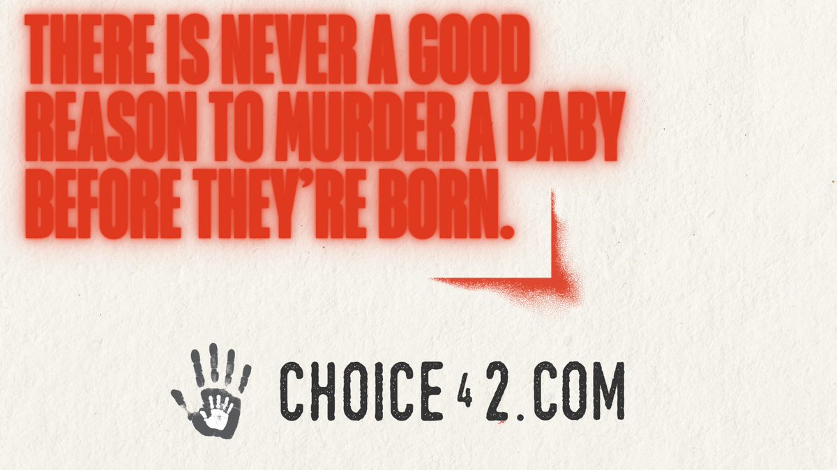 ChoiceForTwo's tweet photo. No matter what's going on in your life, there is always a better option than abortion. 

If you need help, please reach out.

#abortion https://t.co/4AlqA1SAVC
