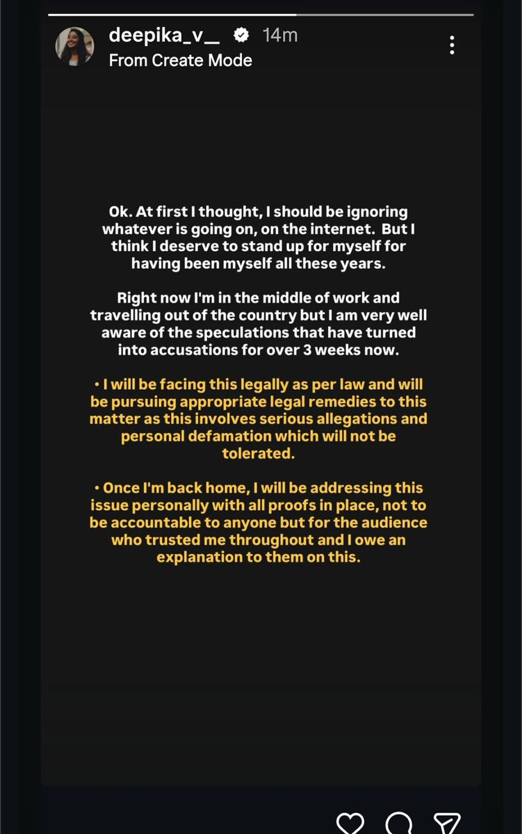 indupriya911's tweet photo. Deepika's Recent story and  comments ...

Intha minions iruka varaikum ava ipdiye justification kuduthutu than irupa🤦 https://t.co/Xf3fmkL1tn