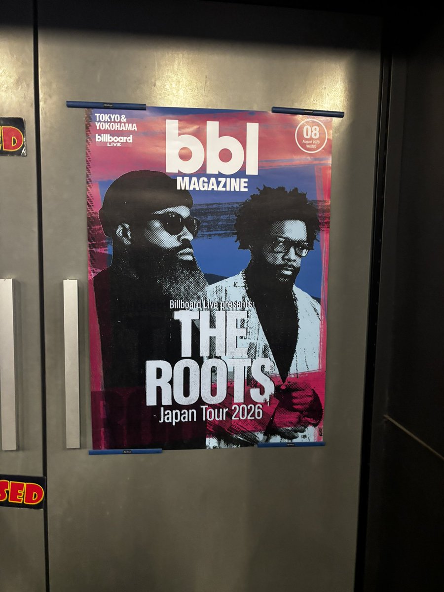 urasm's tweet photo. 9/1 Billboard live presents
The Roots JAPAN TOUR
最高にやばかったです。 https://t.co/QoIQeumpyz