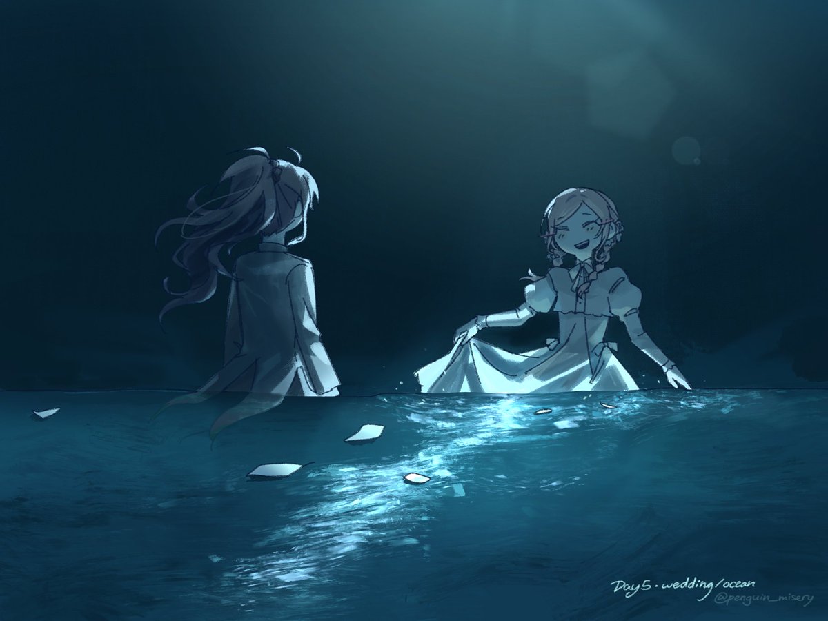 penguin_misery's tweet photo. day5 - wedding/ocean 💍🌊
#mzmfweek2026 https://t.co/n7OHE8cB67