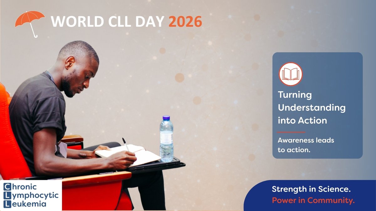 CLLAdvocates's tweet photo. Today is World CLL Day! π Let's turn understanding into actionβask questions, advocate, and join the #WCLLD26 campaign: https://t.co/2gbyZjdN5d #CLL #KnowledgeInAction #StrengthInScience #PowerInCommunity https://t.co/LlkyNPlp26