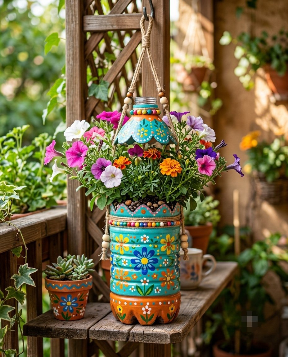 TayaCraftStudio's tweet photo. Amazing DIY Garden Transformation!
#TayaCraftsStudio 
​#UpcycledCrafts #DIYPlasticBottlePlanter #RecycledArt #EcoFriendlyCrafts #GardenDecor #DIYPlanter #HomeGarden #CraftyIdeas #SustainableLiving #FlowerPotCraft https://t.co/tC9tBhuuMF