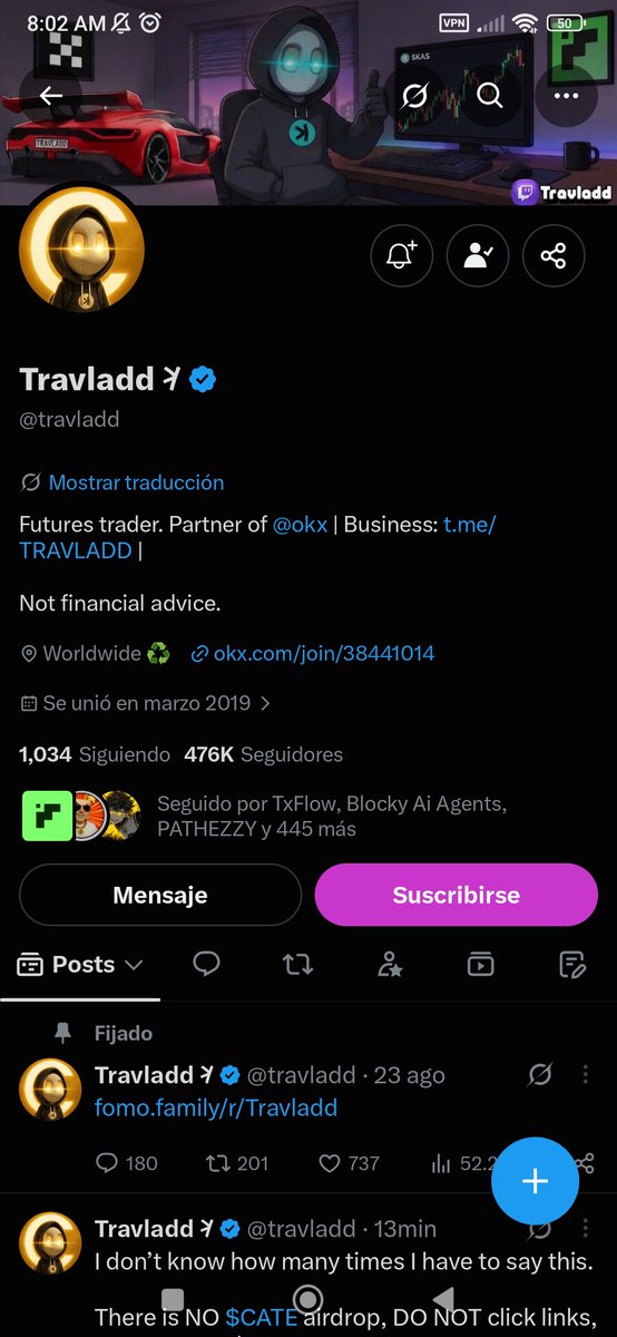 GabitoKing19's tweet photo. @travladd @DopamineFeenFr1 Thank you for the activity; it is a pleasure to participate in your dynamic @travladd 🙏🏻🙂‍↕️

Proof ⤵️ https://t.co/ASwV7vJ814