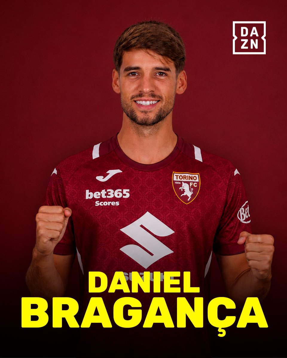 DAZNPortugal's tweet photo. Sporting CP empresta Daniel Bragança ao Torino, com opção de compra de €4 milhões, segundo @DiMarzio 🇵🇹

#DAZNChampions https://t.co/mFRLBqlwss