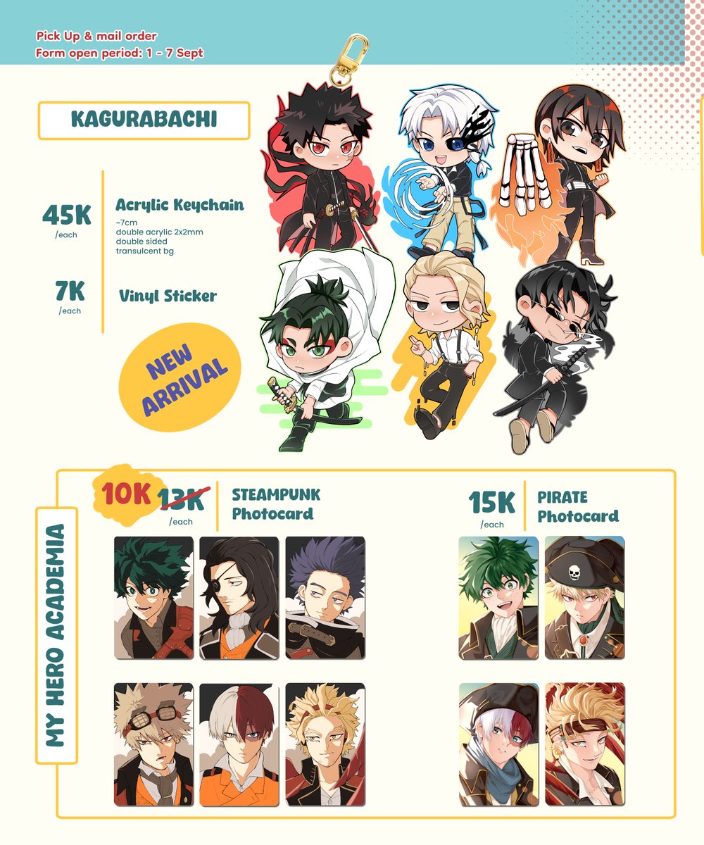 amemonm's tweet photo. 💫Fandom: Kagurabachi, Kaiju No.8, World Trigger,  My Hero Academia, Gintama
#cf23 #comipara7 https://t.co/3T5eDeUS1t