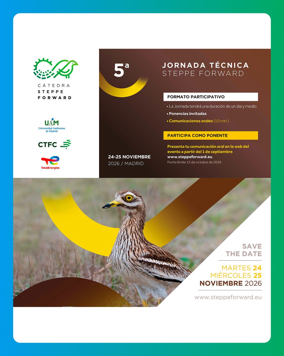 TotalEnergiesES's tweet photo. 📣 Desde hoy y hasta el 15 de octubre, queda abierto el plazo para el envío de trabajos, investigaciones, experiencias y casos prácticos.

Si quieres participar en esta nueva edición como ponente no pierdas esta oportunidad y participa 🙌

#TotalEnergies #SteppeForward https://t.co/noPFj4FZPQ
