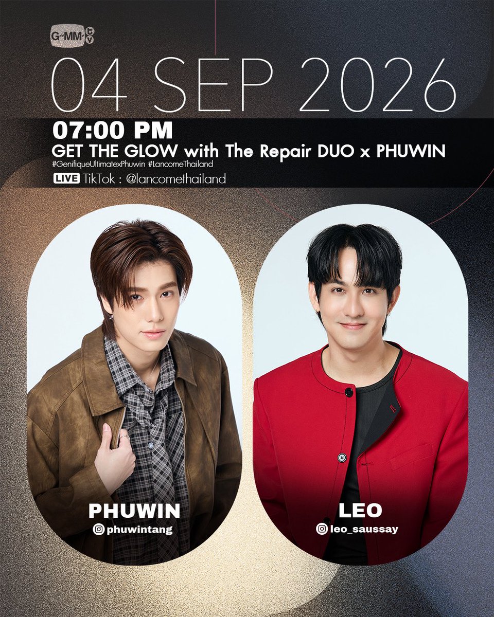 GMMTV's tweet photo. [Update] Artist Programs &amp; Events

#GMMTV https://t.co/tMlB80828Z