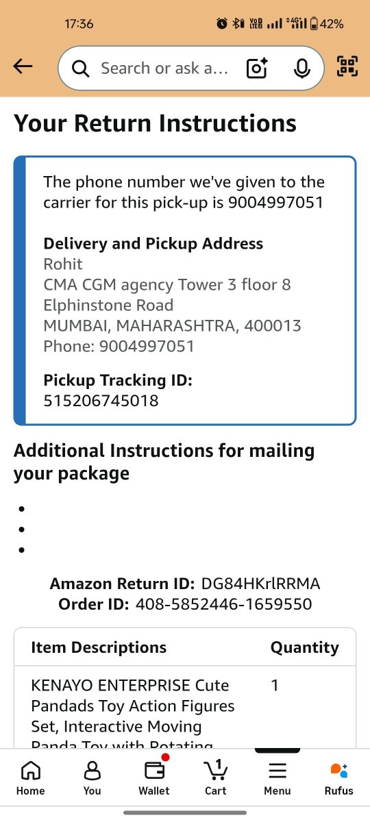 iamrohitjais's tweet photo. @amazonIN i ordered something which carries 3 quantity of product but when parcel it only had 1 quantity to it..i immediately request led for return but when return parcel came he denied as exchanged product only had 1 quantity in the box.whereas on your app it was 3.. https://t.co/gFAQfLVSdu