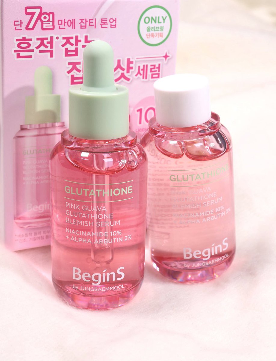 codukcchoco's tweet photo. [광고] #RT이벤트
RT추첨 3분께 핑크 구아바 글루타치온 흔적 
세럼을 드려요💗

울긋불긋 트러블**과 짙어진 잡티 흔적까지
케어해주는 고함량 세럼인
비긴스 바이 정샘물 핑크 세럼💦

8/30-9/5 올영세일🌟
비긴스 바이 정샘물 핑크 구아바 글루타치온 
흔적 세럼 1+1 리필 기획 42% 할인! https://t.co/cBDdW1v29G