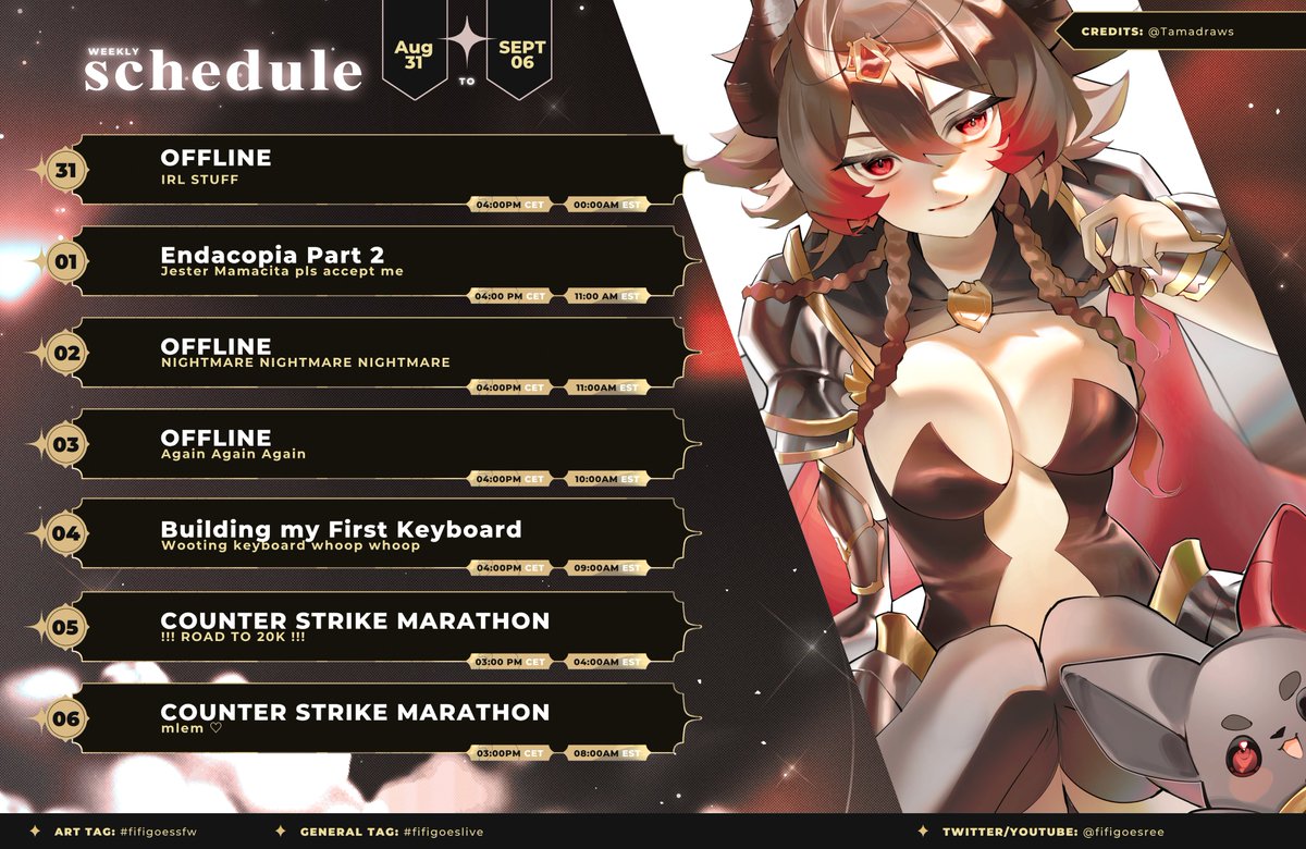 FiFiGoesRee's tweet photo. 【 ANNOUNCEMENT 】

We doing another ROAD TO 20K MARATHON,, starting on the 05th all the way to the 15th ❤️‍🩹

- There will be proper coaching days 
- Grind, headaches &amp; suffering
- Russian Podcasts 
- A special merch drop ! https://t.co/zos788Gohr