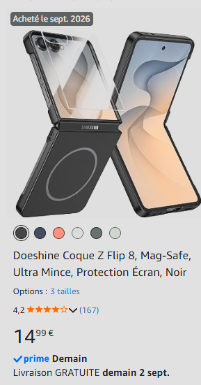 BoudinetEric's tweet photo. @AmazonFRA  c'est quoi ces délais de livraison annoncé demain puis une fois commandé c'est dans 3 jours ?  ça peux être dans 3 jours oui, mais dans ce cas on annonce pas demain ! ça fait une dizaine de commandes déja ou ça fait le coup ! https://t.co/86qTQMU4wx