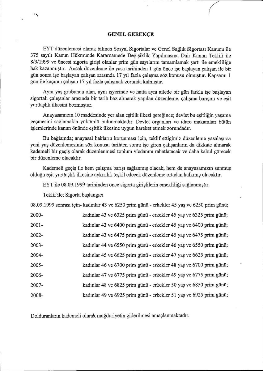 ferdi23_12's tweet photo. Kademeli Emeklilik için TBMM ye sunulan kanun teklifinin detaylari ortaya çıktı.
Hazırlık yapın, Kademe geliyor
#TekÇözümKademe https://t.co/mKl7oIriST