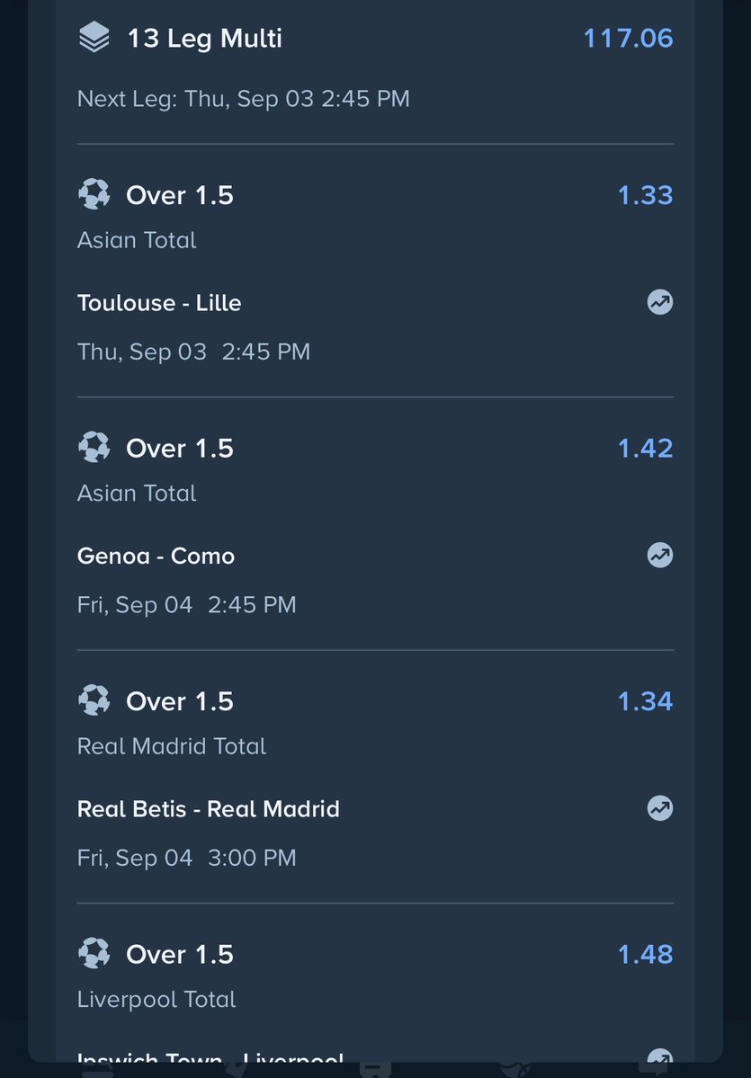 robio_trt's tweet photo. https://t.co/0asBlf0YIR
13 games, 117.06 odds
Weekend slip 

Signup for stake using my link

https://t.co/WOnI1I5Axd

#stake #Gambling𝕏 #GamblingTwiiter https://t.co/PC0W6d1VIZ