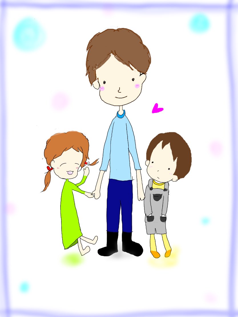 lisahamster's tweet photo. この「お兄ちゃん」って絵がすごい好き。
曲線じゃないけど。
お兄ちゃんがとっても優しそうで和む。 https://t.co/atl9oFGwWR