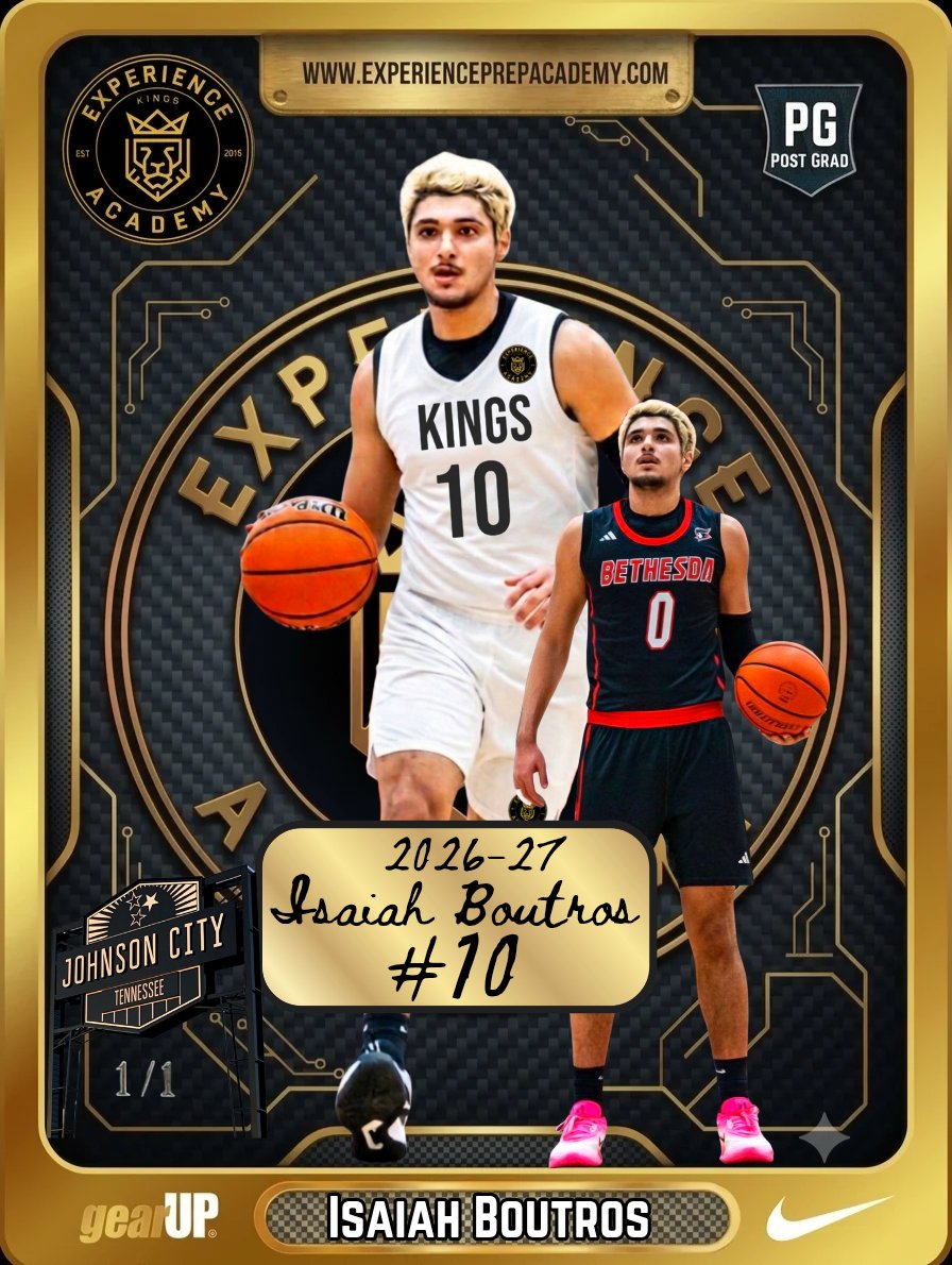 EPAbasketball's tweet photo. We are excited to announce Isaiah Boutros @isaiah_boutros3 will be with us for the 2026-2027 Season. Isaiah is a 6'5 Wing and Small Forward from Indiana. Isaiah is vocal and can box out and rebound and he can also shoot the 3. High character kid with lots of potential.

@JUCOadvocate
@mosesk225
#KingsNation 
#ExperiencePrepAcademy