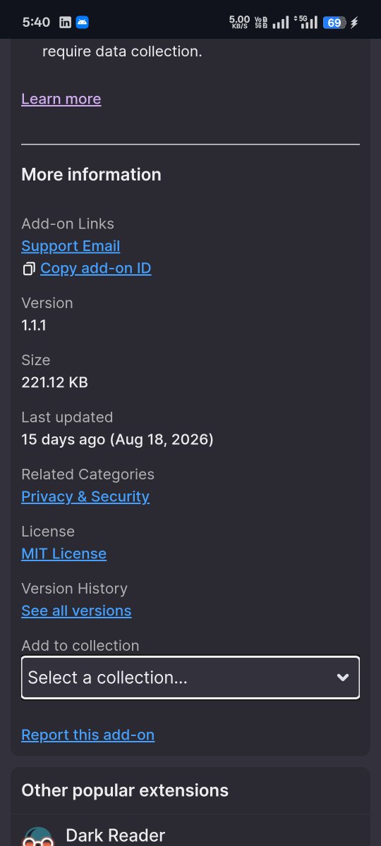 flicker_dev's tweet photo. Forget Me is now officially available on Firefox!

Clear cookies, cache, history &amp; site data with just one click.

📱 Available on Firefox for Android

https://t.co/jVnkz4bDas

#Firefox #Privacy #OpenSource #BrowserExtension #CyberSecurity #ForgetMe https://t.co/WWMmNd0sGz