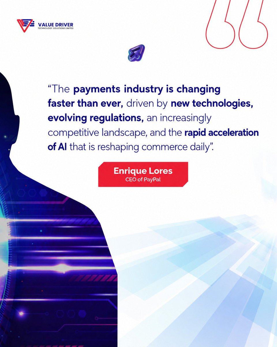 valuedrivertech's tweet photo. The way we send and receive payment for services is being redefined. To remain competitive, businesses must deliver impact within seconds.

Embrace evolving technologies and industry trends, this is how you stay relevant. https://t.co/iRQTozVONB
