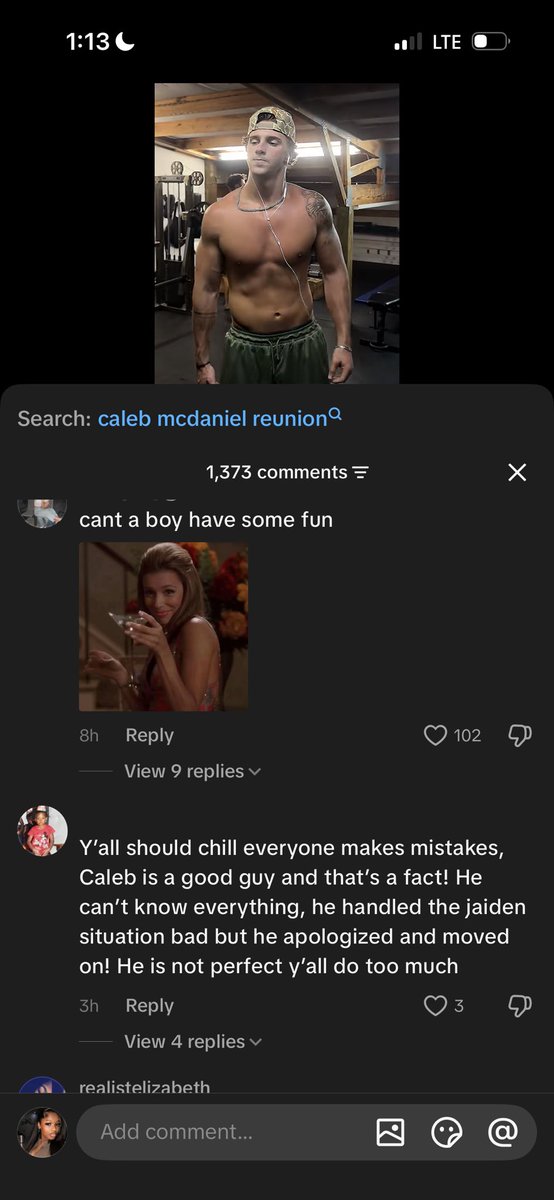 genuinelyqueen's tweet photo. Mind you these are Caleb comments😂😭why kayda is getting all the hate, same thing they did with the MAGA issue, male centered fans like their fave😂😭 #freecore4 #freeblackwomen #loveislandreunions8 https://t.co/TrS7H5XL5t