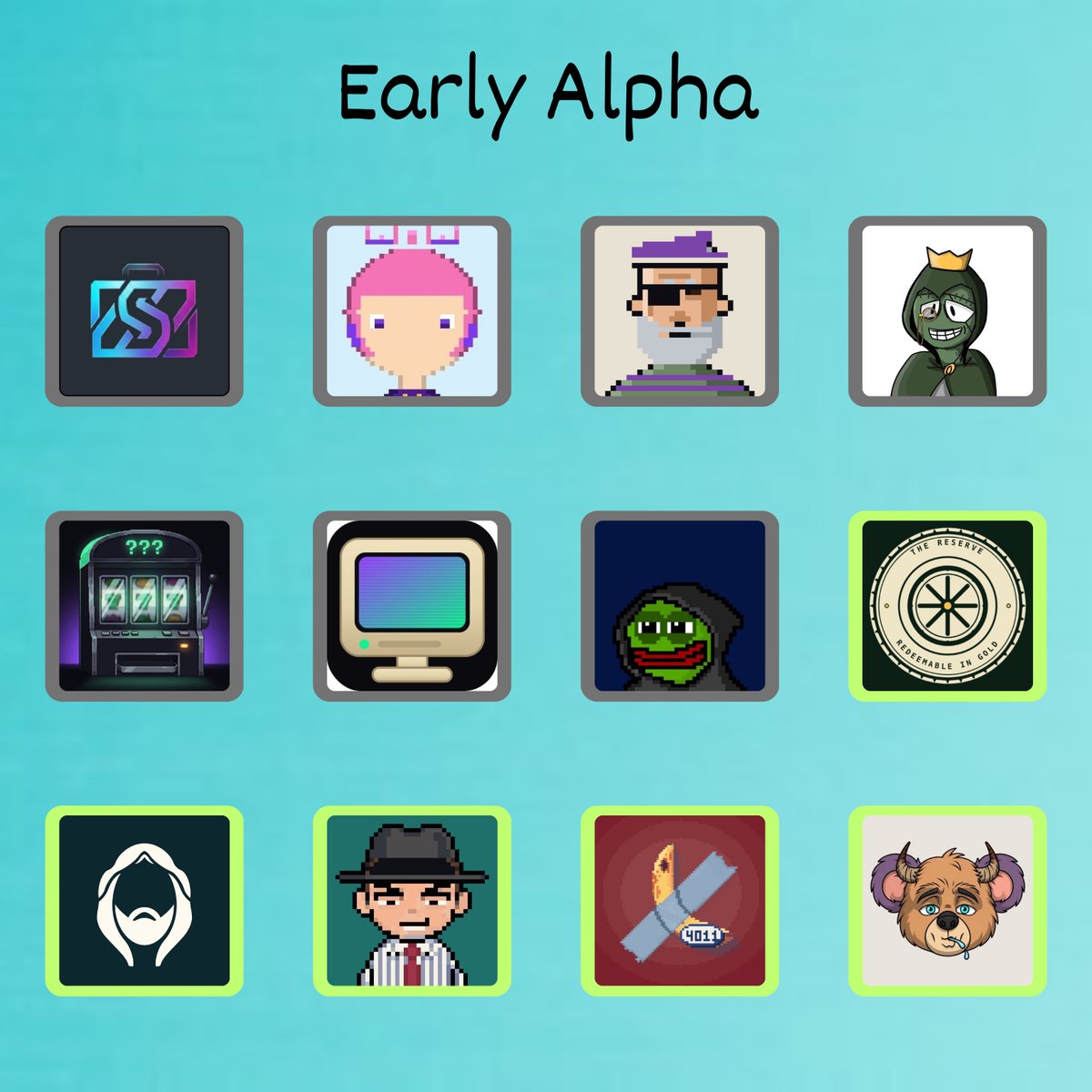 KartikBishwas1's tweet photo. Early Alpha NFT Project List:

Sol Chain :

➨ @solanabrokers
➥ supply : 3,333 price : free

➨ @LidioArts
➥ supply : 10k price : tba

➨ @oldsolpeople
➥ supply : 5,555  price : tba

➨ @madrenzsolana
➥ supply : 7,000 price : tba

➨ @SolanaMachines
➥ supply : 3,333  price : tba

➨ @soltrons22
➥ supply : 4,444  price : tba

➨ @Fogsaga_Sol
➥ supply : 9997 price : tba

~~~~~~~~~~~~~~~~~~~~~~~~~~~~~~

Robinhood Chain :

➨ @TheReserve_rh
➥ supply : 1913 price : tba

➨ @Kanz_rh
➥ supply : tba  price : tba

➨ @Boilerbrokers
➥ supply : 3,333 price : tba

➨ @banana4011nft
➥ supply : 9,000 price : tba

➨ @Borosnfts
➥ supply : 3,333 price : tba