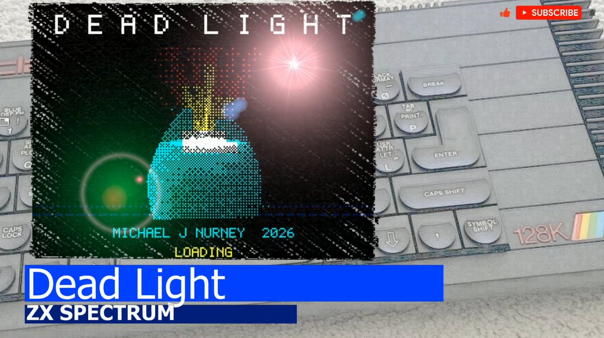 SabermanYT's tweet photo. ZX Spectrum -=Dead Light=-
https://t.co/kJgSOnVQMj
#zxspectrum #sinclair #retronews #retrocomputing #indieretronews https://t.co/onABMw6slR