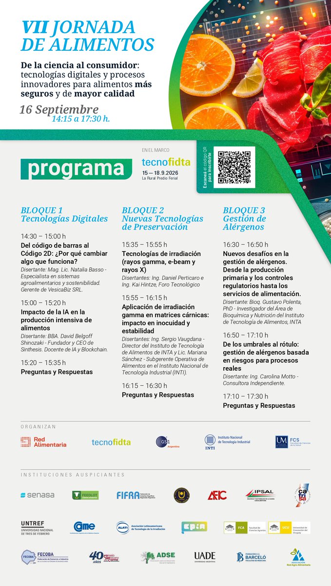 CAMEecoregional's tweet photo. La innovación también es clave para fortalecer nuestras economías regionales. 🌱

Tecnología, conocimiento e inocuidad son fundamentales para agregar valor, mejorar la calidad de los alimentos y ganar competitividad.

📅 16/9 | La Rural
👉 https://t.co/nz8FCSM3eg https://t.co/7nqhH5W58k