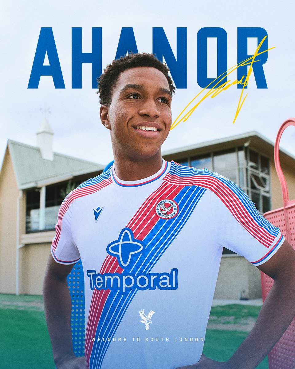 CPFC's tweet photo. Welcome to Palace 😍

We are delighted to announce the loan signing of talented young defender Honest Ahanor. https://t.co/fDp9tOG4bC