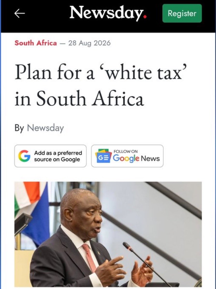 Jason2bartlett's tweet photo. Have you ever wondered what news headlines look like in South Africa the worlds most race regulated country in the world? https://t.co/lUNGaO7zLR