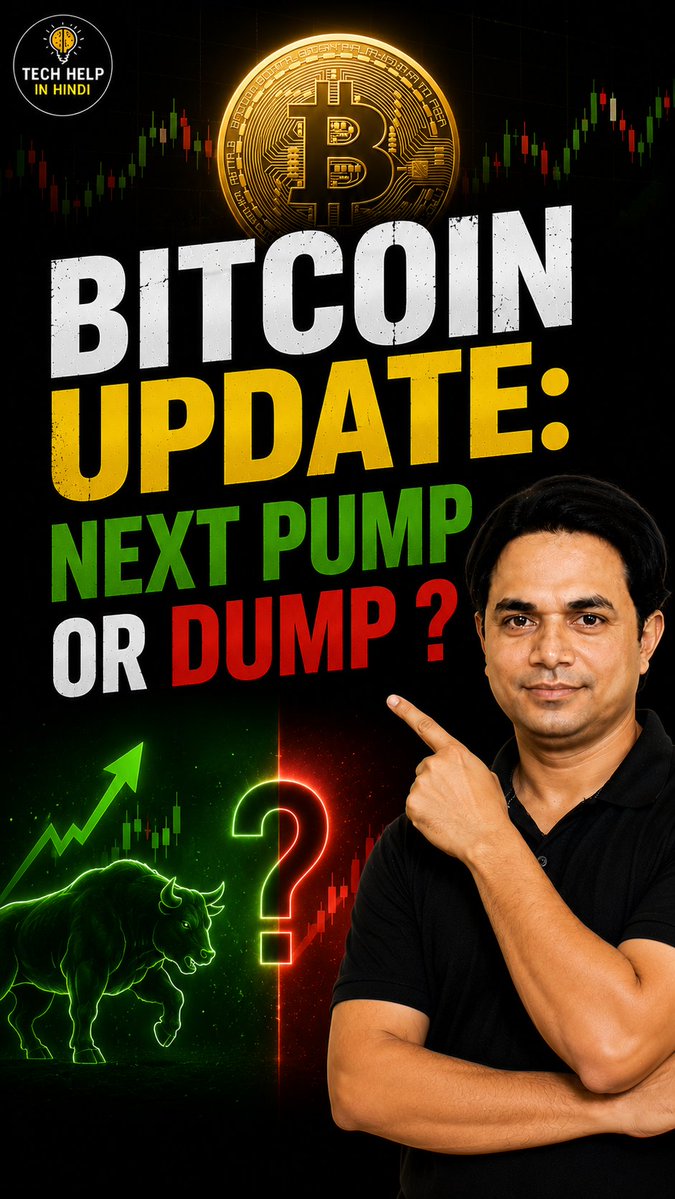 TechHelpInHind2's tweet photo. Bitcoin Update: NEXT PUMP or DUMP? BTC Price Analysis | Thh Algo #techhelpinhindi
Video link
https://t.co/a1IoqoV47i

#Bitcoin, #BTC, #BitcoinAnalysis, #BTCAnalysis, #TechnicalAnalysis, #TradingView, #BTCUSD, #CryptoAnalysis, #ThhAlgo, #Thhalgo, #ThhAlgoTrading #techhelpinhindi https://t.co/i5rsA6uAQM