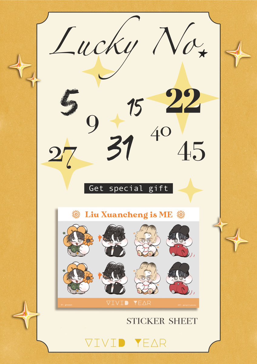 VividYearLXC's tweet photo. 🎁 GIVEAWAY — 50 sets/day ✮⋆˙

เพียงซื้อเครื่องดื่ม 1 แก้ว + แสดงภาพนี้กับทางร้าน 🐰🧡

〰️ Postcard
〰️ Photocard
〰️ Card Sticker (Random)

พิเศษ Sticker Sheet สำหรับลำดับที่ 5┆9┆15┆22┆27┆31┆40┆45 ของแต่ละวัน 🍀✨🫶🏻

#LXCVivid22ndYear
#LiuXuancheng #刘轩丞 #หลิวเซวียนเฉิง https://t.co/qe3mjFuq1z