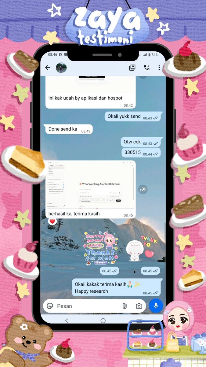 resouorces's tweet photo. ♡ 𖣠  💭 . . ᘏ ⑅ new proof from my custie (Zaya)

⊹ ꒰ 𓈒 ♡  💌 ︙ Claude Pro
⊹ ꒰ 𓈒 ♡  📆 ︙ 1 September 2026

. . Ი ⑅ thank you sudah order di Zaya╭╯𓈒 ◍ 🐰🌷
⊂⊃ testimoni : https://t.co/jPRBMEaKvv https://t.co/2OP9EA4VBE