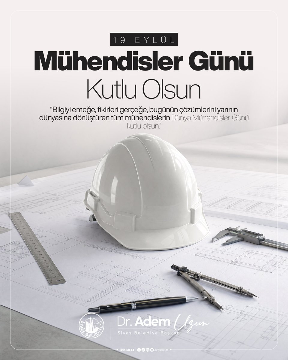 sivasbeltr's tweet photo. Bilgi ve emekle üreten, inşa eden ve yarınlarımızı imar eden tüm mühendislerimizin Dünya Mühendisler Günü kutlu olsun. 🛠️📐

#DünyaMühendislerGünü https://t.co/zrMvov767O