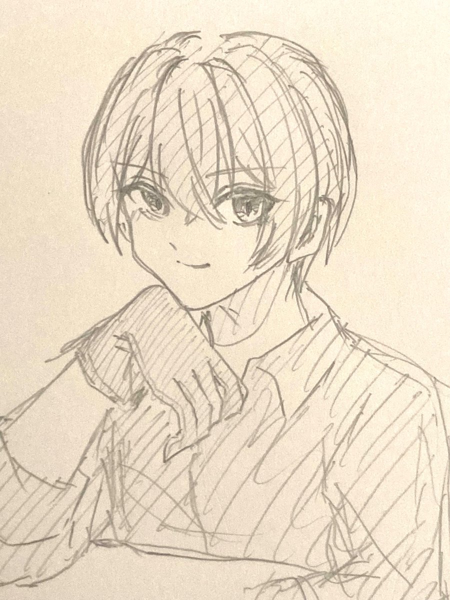 soy__2ii7's tweet photo. 鍵であげてた落書きを載せてお茶を濁します。雑です

①手癖100%蓮
②お前まじで言ってんのって言ってそうな蓮
③犬みたいな蓮
④冷笑伊織 https://t.co/z6GZfjmw9P