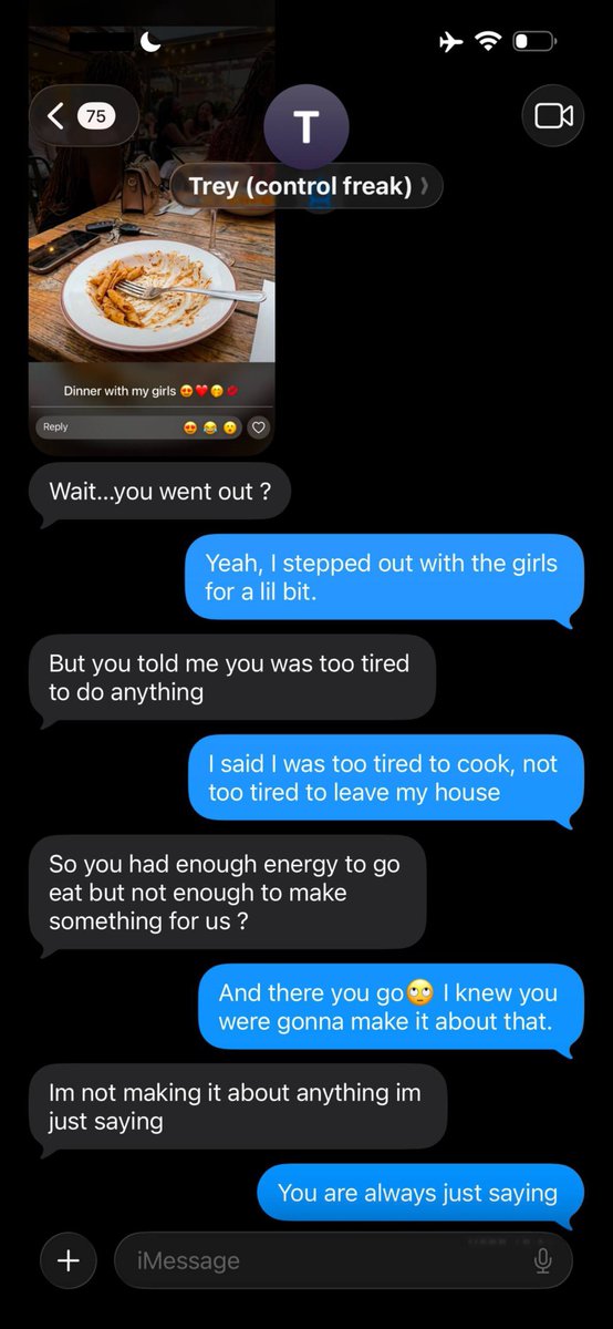 mala_sarkady's tweet photo. I told my man I was too tired to cook… you won’t believe what he said 😭 https://t.co/0z1m3Yli9W