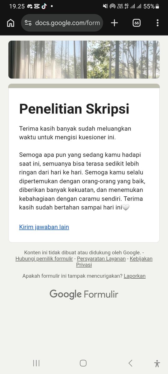 ffaranaa's tweet photo. @enhasgurl Done kak ✅️

Btw, barter yuk kak, ini link kuesionerku ya kak 😁✨️🌷
https://t.co/lsiiDYlbR6 https://t.co/j2QvsCwtZJ