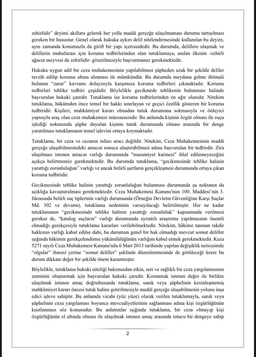 YeniTeori's tweet photo. Tutuklama koruma tedbiri konusunda açıklamalarımız 📌 #tutuklama https://t.co/fKM4BTzAPX