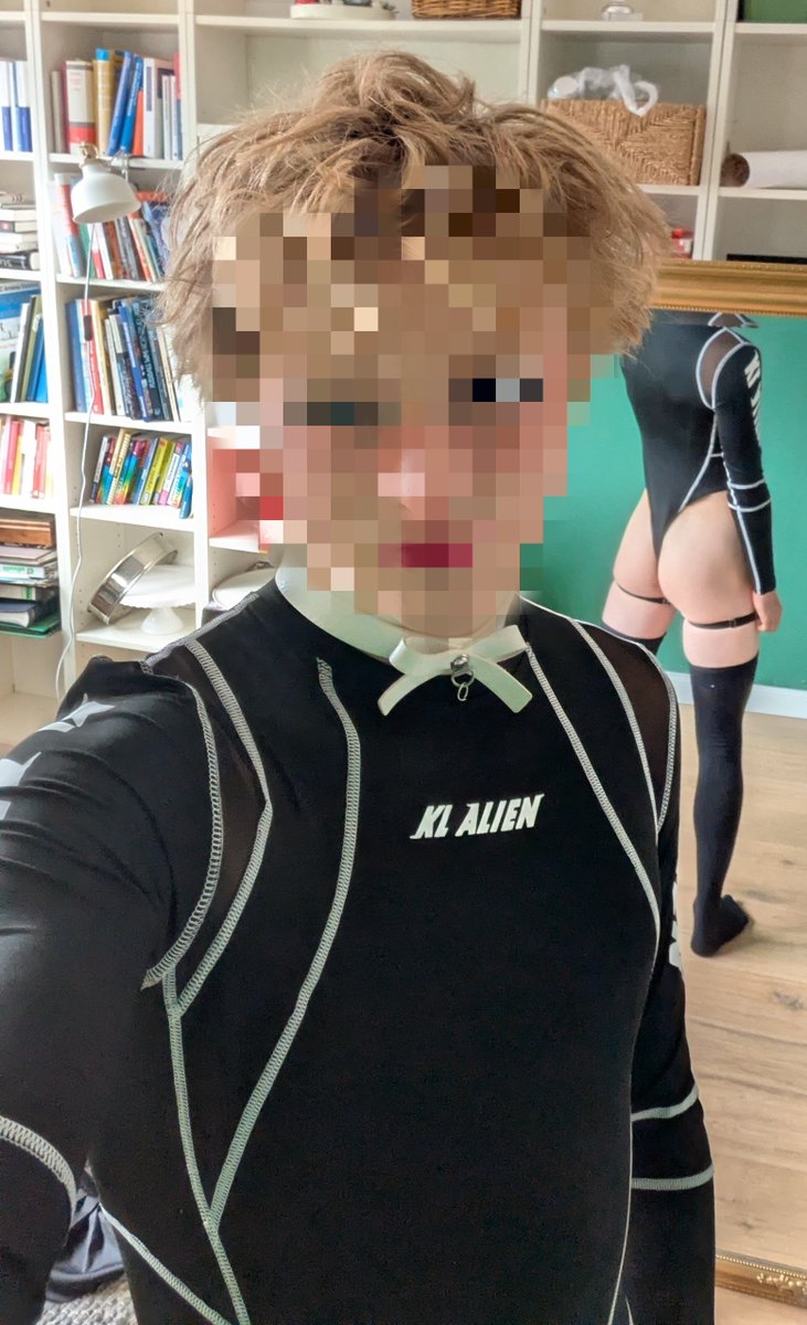 GoonedFbSlut's tweet photo. Got a new outfit~ 
I might need some white 'highlits'💦 on these black clothes dont you think? 
Dm if you can help🫦

#femboy #Gooned #wankchat #Goonette #msub #goon #fdom https://t.co/WdgLWGLiVq