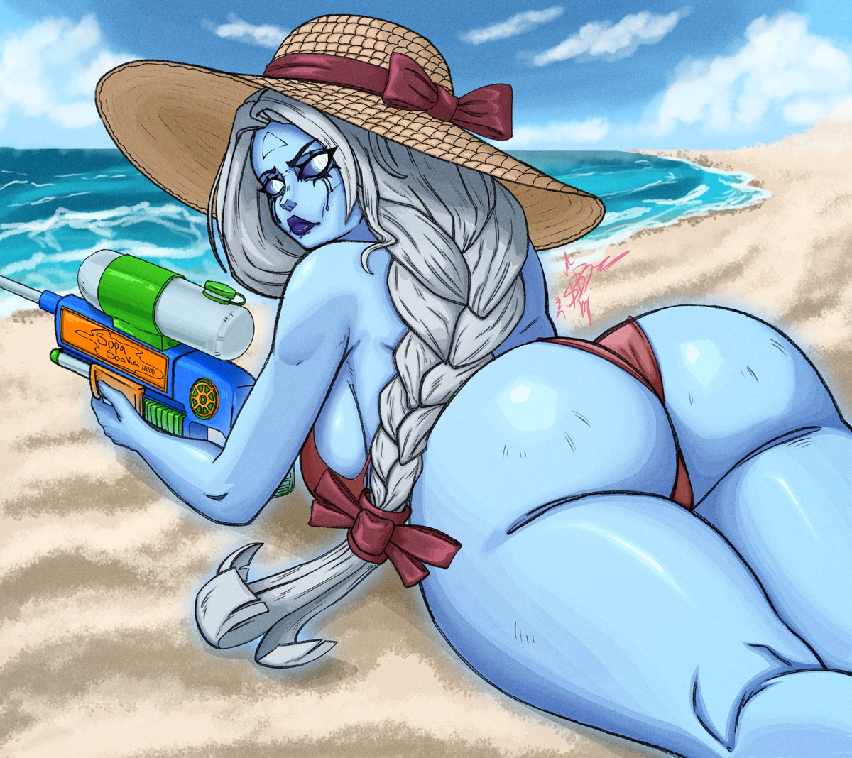 StrawBrryBlood_'s tweet photo. Vindictas swimsuit summer special (1/4) (2/4) https://t.co/SDzmrGIyBK