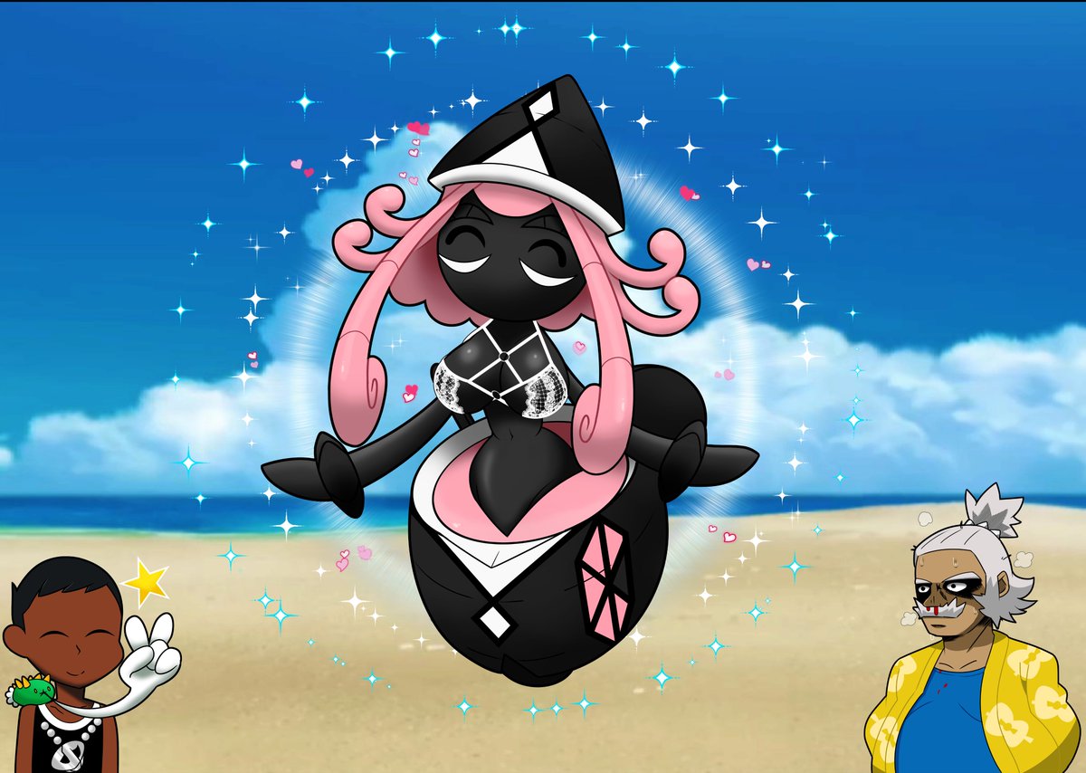 RoyTheDemonRea1's tweet photo. Tapu Lele side by side https://t.co/EViEMICb8T