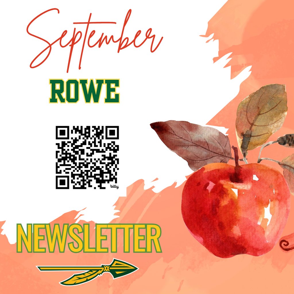 Rowe006's tweet photo. Stay connected and informed about everything happening at Rowe High School this month! Our September Family Newsletter is here!
 Check out the September Newsletter here: https://t.co/uz9Lq2tpOk https://t.co/7mJR4Hk3M8