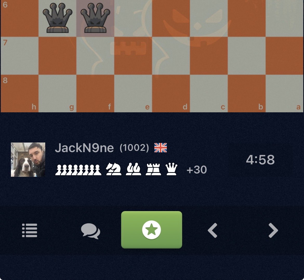 JackN9ne's tweet photo. @GothamChess  I did it 🥺 https://t.co/mMfbRDsdDy
