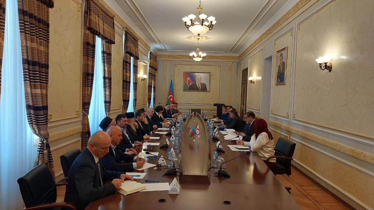 ReligiisSagento's tweet photo. A Georgian Delegation Paid an Official Visit to the Republic of Azerbaijan
https://t.co/GiObLGgNmV https://t.co/SbAuHxSkMy