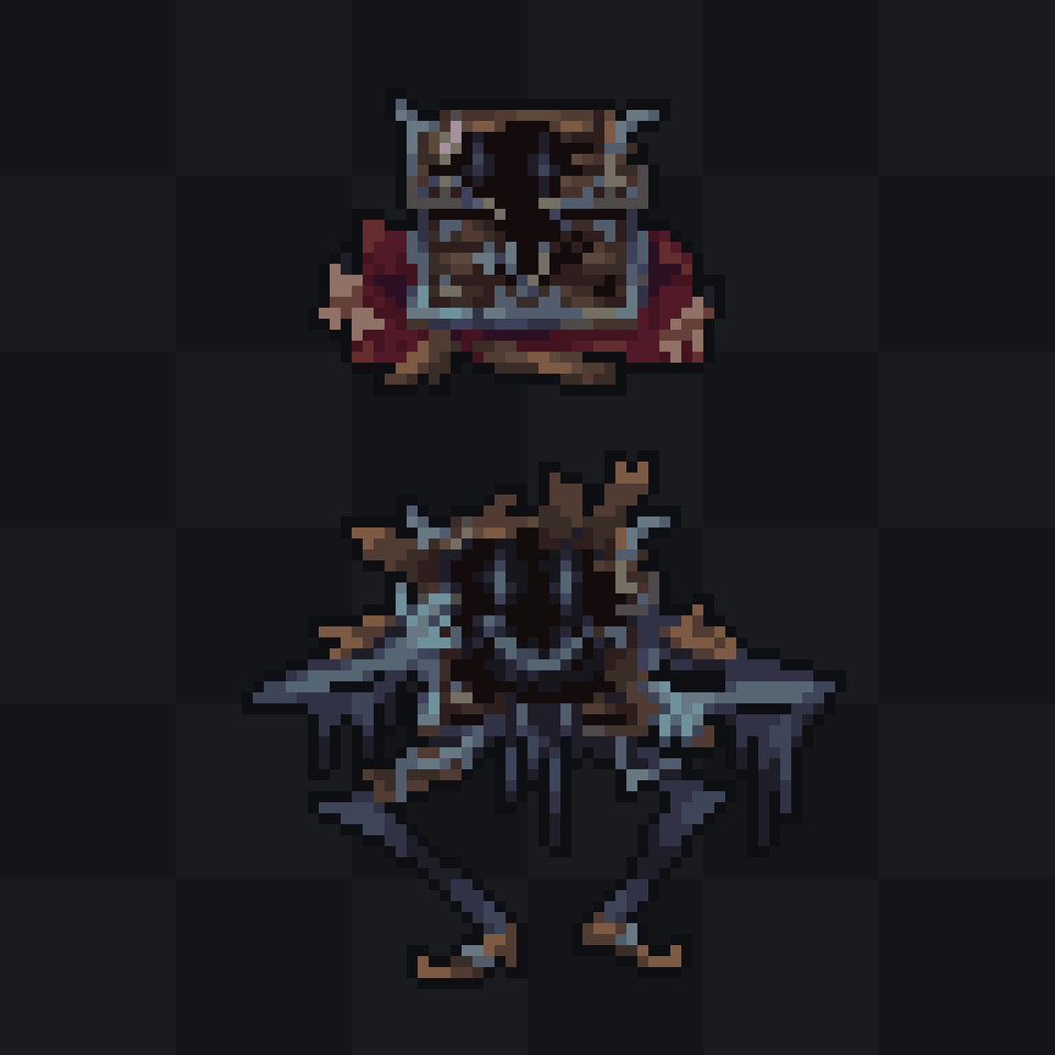 Sylvia_Voolf's tweet photo. #pixelart mimic for @TearsboundGame https://t.co/BNb1Yba0kp