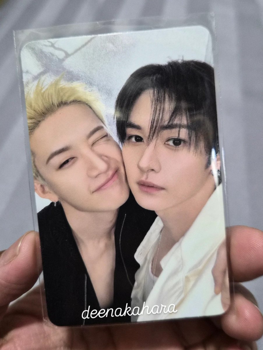 deenakahara's tweet photo. Officially the most expensive photocard in my collection goodness gracious https://t.co/GjO3pCqrUJ